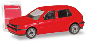 Herpa 012355-010 - H0 - MiKi VW Golf III - rot - Bausatz